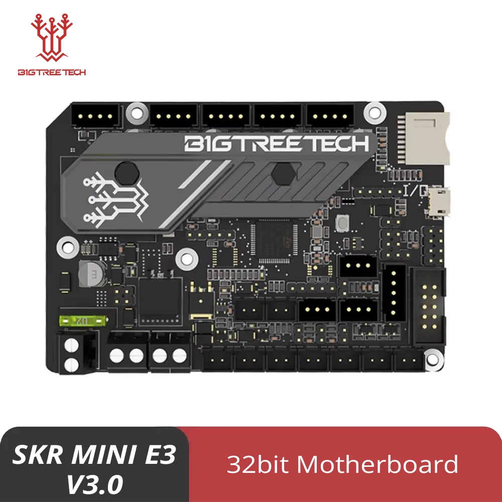 

Материнская плата BIGTREETECH BTT SKR Mini E3 V3.0 с TMC2209 UART VS SKR 2, материнская плата для 3D принтера Ender 3 Ender 5 Pro CR 10