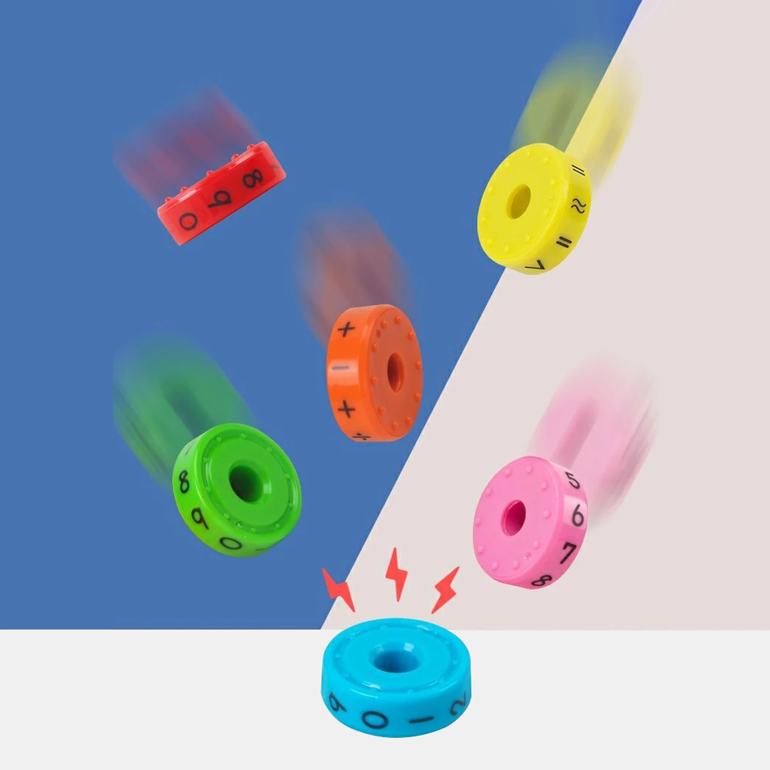 Mathematics Teaching Tools Mathematical Calculation Blocks Preschool Learning Counting & Math Skill Learning Tool Children Gift