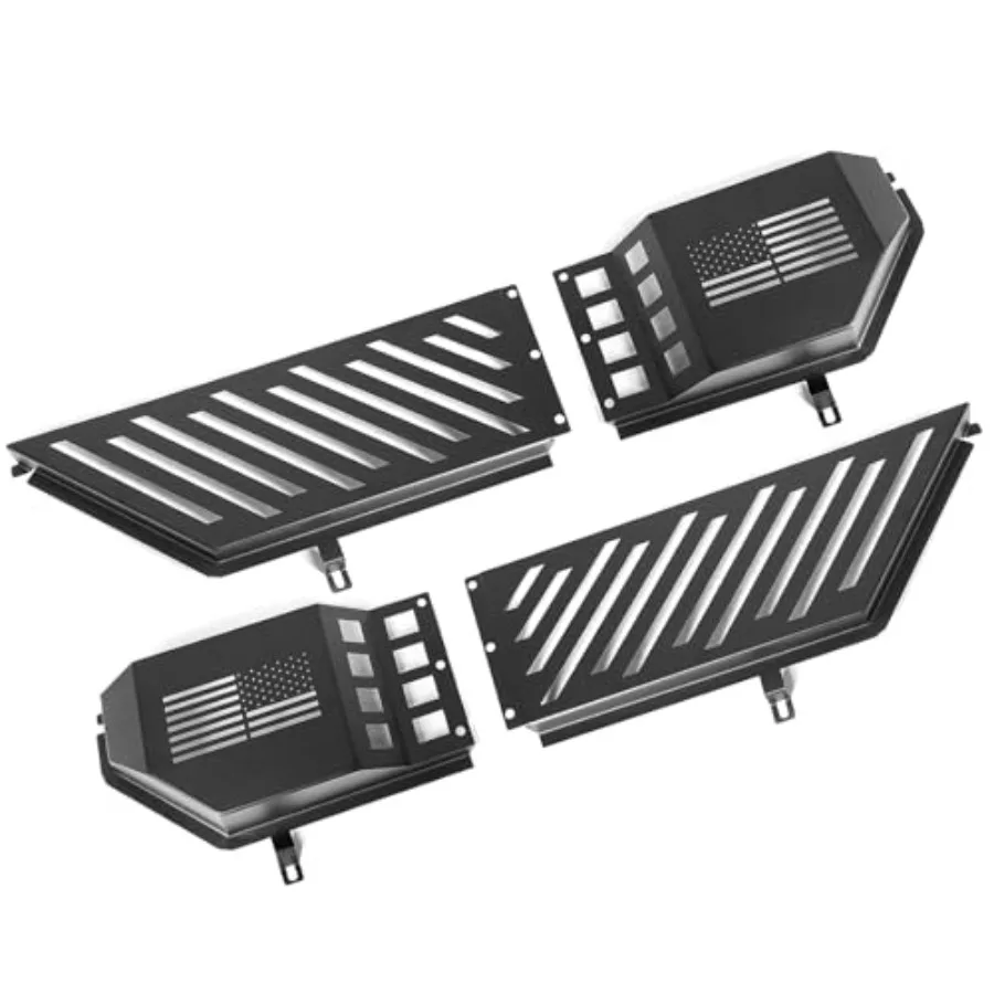 

2-Pack Metal Front Door Storage Box Fit for Jeep Wrangler JL JLU and 4xe 2018 2026, Fit for Gladiator JT 2020 2026, Door Pocket