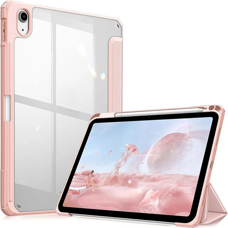 Für iPad 10. und 11. Generation A16 Hülle Niedliche Cartoon Magnetische Stoßfeste Standhülle mit Riemen und Stifthalter – Detail 14