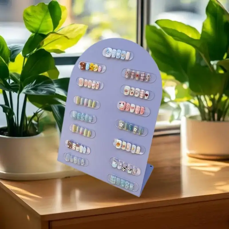 Neue Premium Acryl Nagel Farbe Platte Magnet Nagel Tipps Display Board Vergleich Farbe Karte Mit Nummer Aufkleber Für Nagel Salon