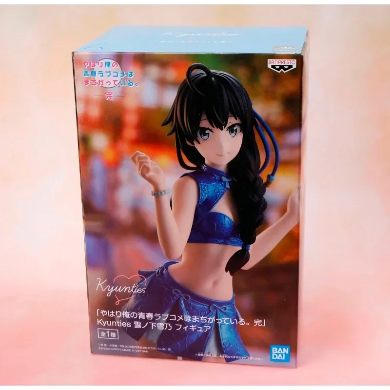 Oryginalna figurka akcji Bandai Banpresto My Teen Romantic Comedy SNAFU Climax Anime Yukinoshita Yukin, zabawki dla dzieci, model na prezent
