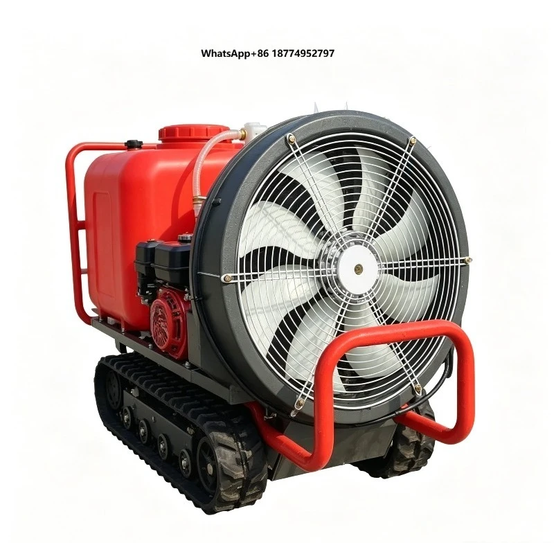 Remote Control Tracked Spray Fogging Machine Farmland Orchard Agriculture Crawler Self-Propelled Pesticide Sprayer