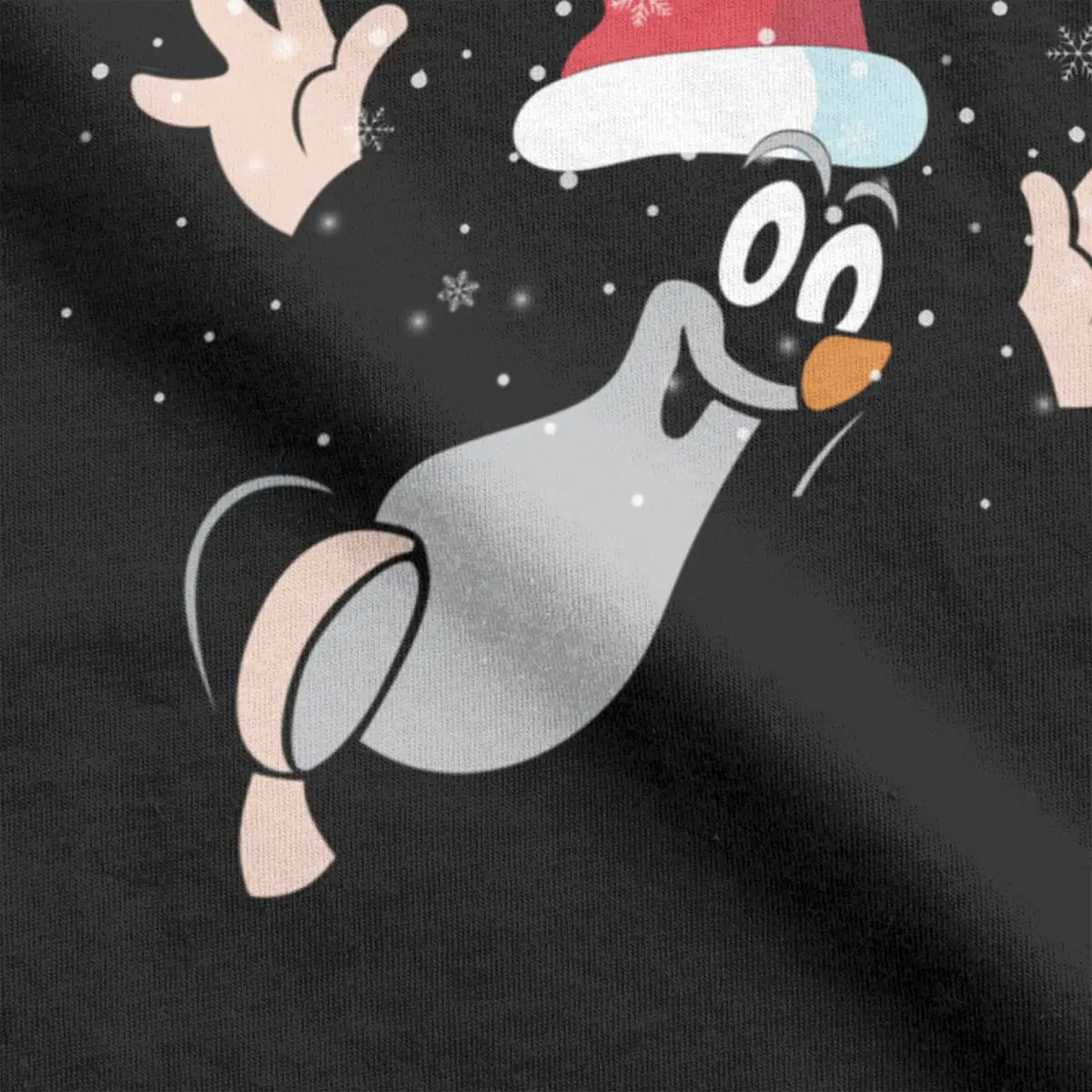 Vintage Merry Christmas Mole T-Shirts Men Cotton T Shirt Krtek Little Maulwurf Cute Cartoon Short Sleeve Tees Printed Tops