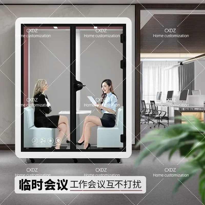 Soundproof Room Meeting Piano Singing Recording Studio Indoor Reading Learning Cabin Customized Multi Person Office Silent