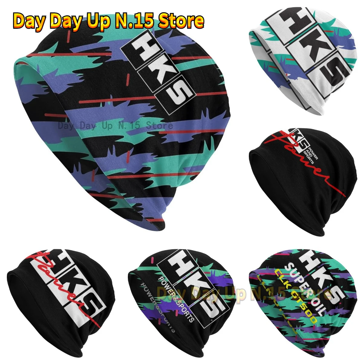 

Winter Warm HKS Advan JDM Bonnet Femme Slouchy Beanie Hat Fashion Outdoor Ski Skullies Beanies Caps for Men Women