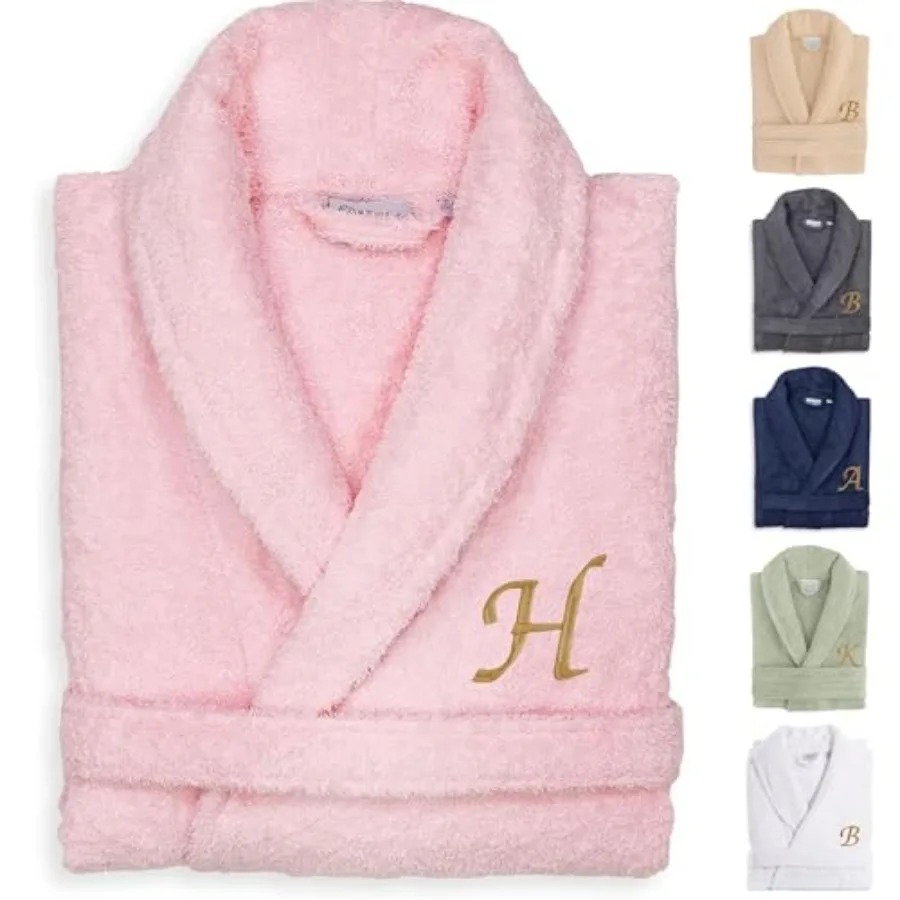 

Мягкий махровый халат унисекс из 100% турецкого хлопка с индивидуальной вышивкой Aristocrat