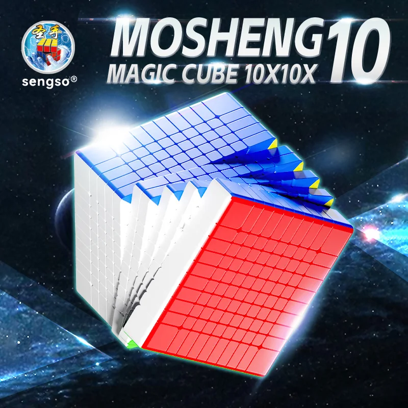 

SENGSO 6x6x6 7x7x7 10x10x10 11x11x11 Cube Speed Cube Puzzle - Professional High-Order Cube, for Competition Educational Toy