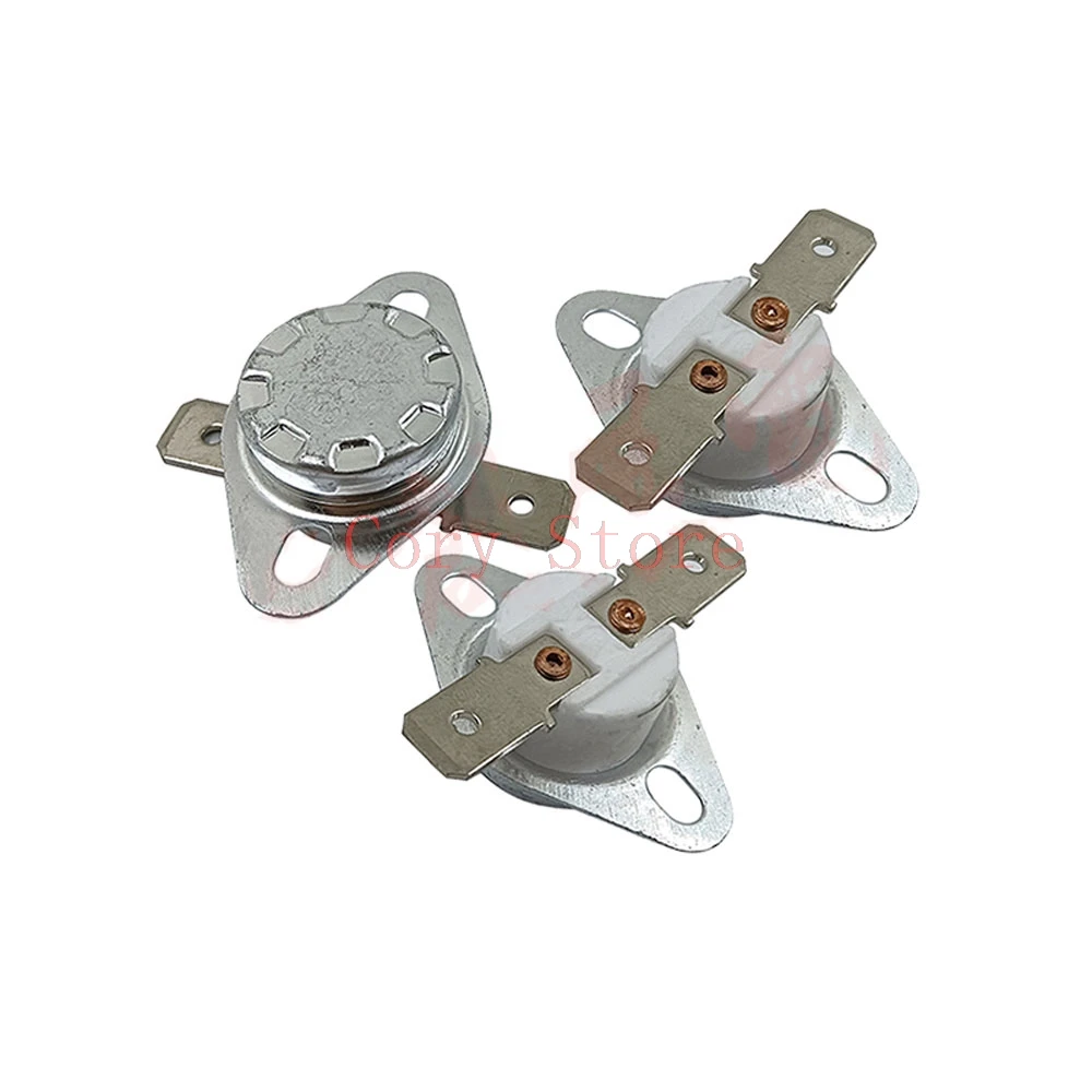 5pcs 250V 16A 40-135C Celsius Normal Closed Ceramic Thermostat KSD302/KSD301 Temperature Control Switch