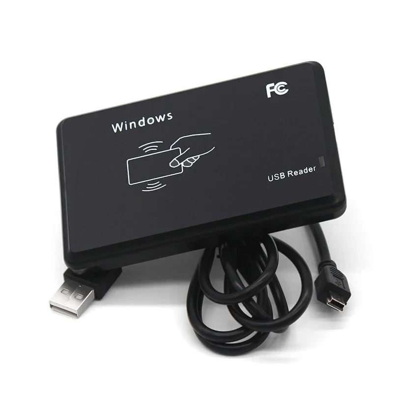 ID IC dual-frequency two-in-one card reader RFID card reader factory direct sales access control attendance card issuer