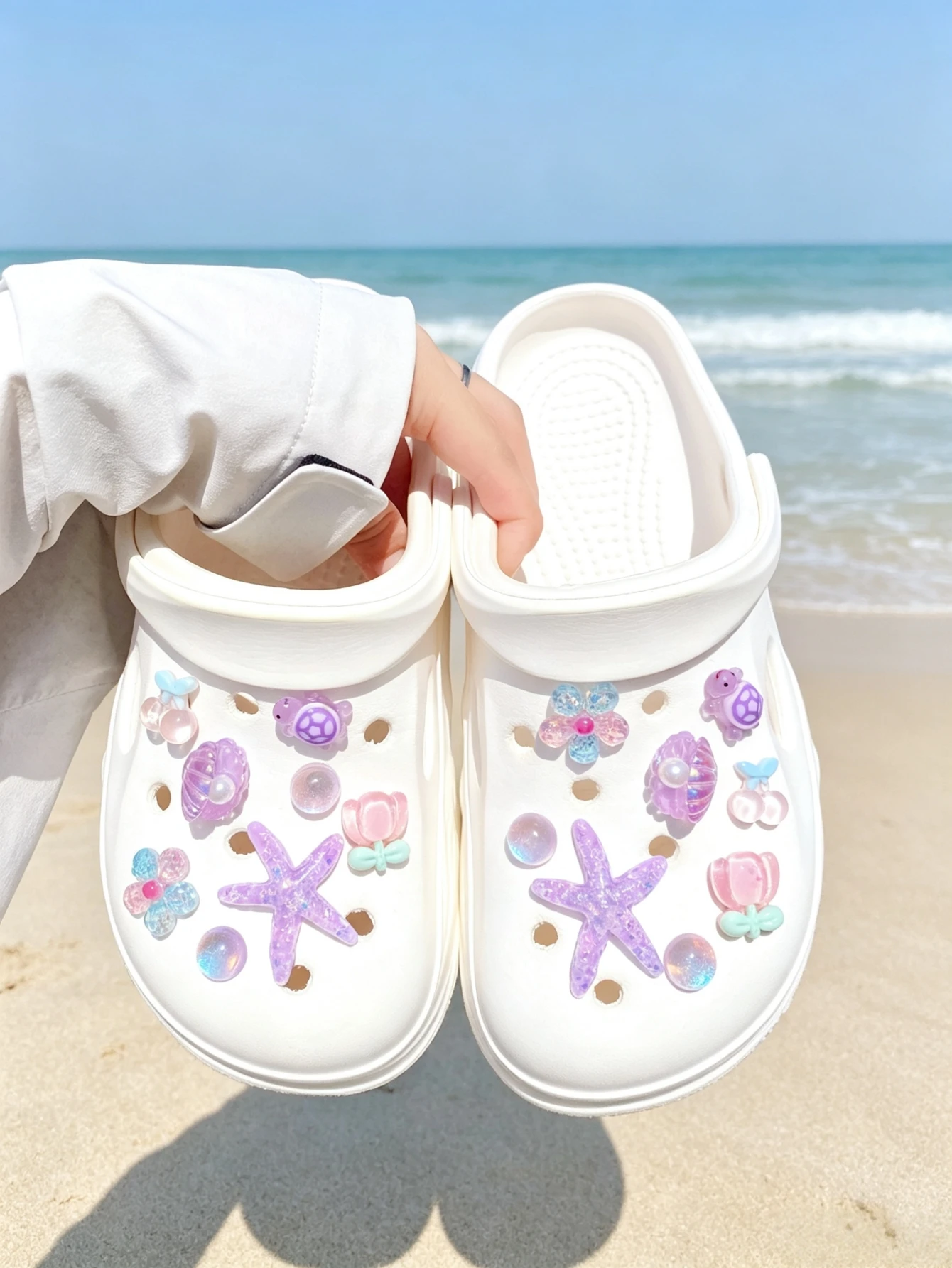 16-piece shoe decoration DIY casual shoe decoration - An interesting and versatile way to personalize your footwear