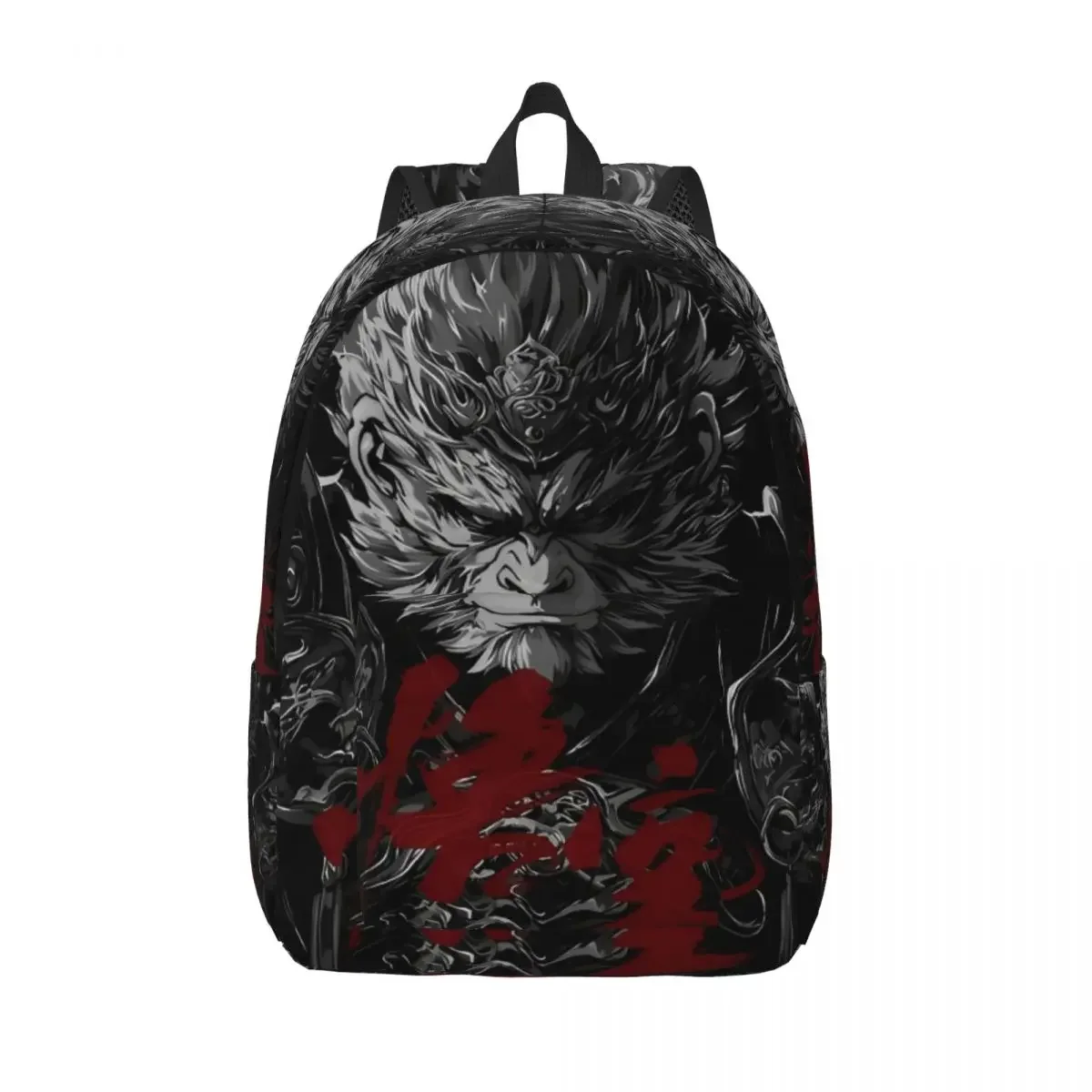 Black Myth Wukong Monkey King Backpack for Men Women Student Business Daypack 2024 Game Laptop Computer Canvas Bags Lightweight