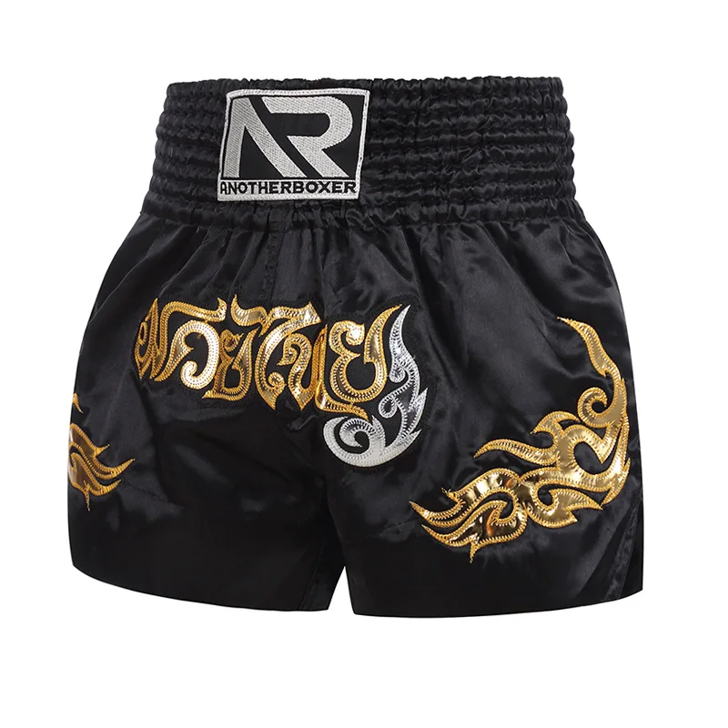 Pantaloni da boxe in poliestere per uomo, stampa, pantaloncini MMA, Fight Grappling Short, Kick Gel, pantaloni Muay Thai, Hot, 2024