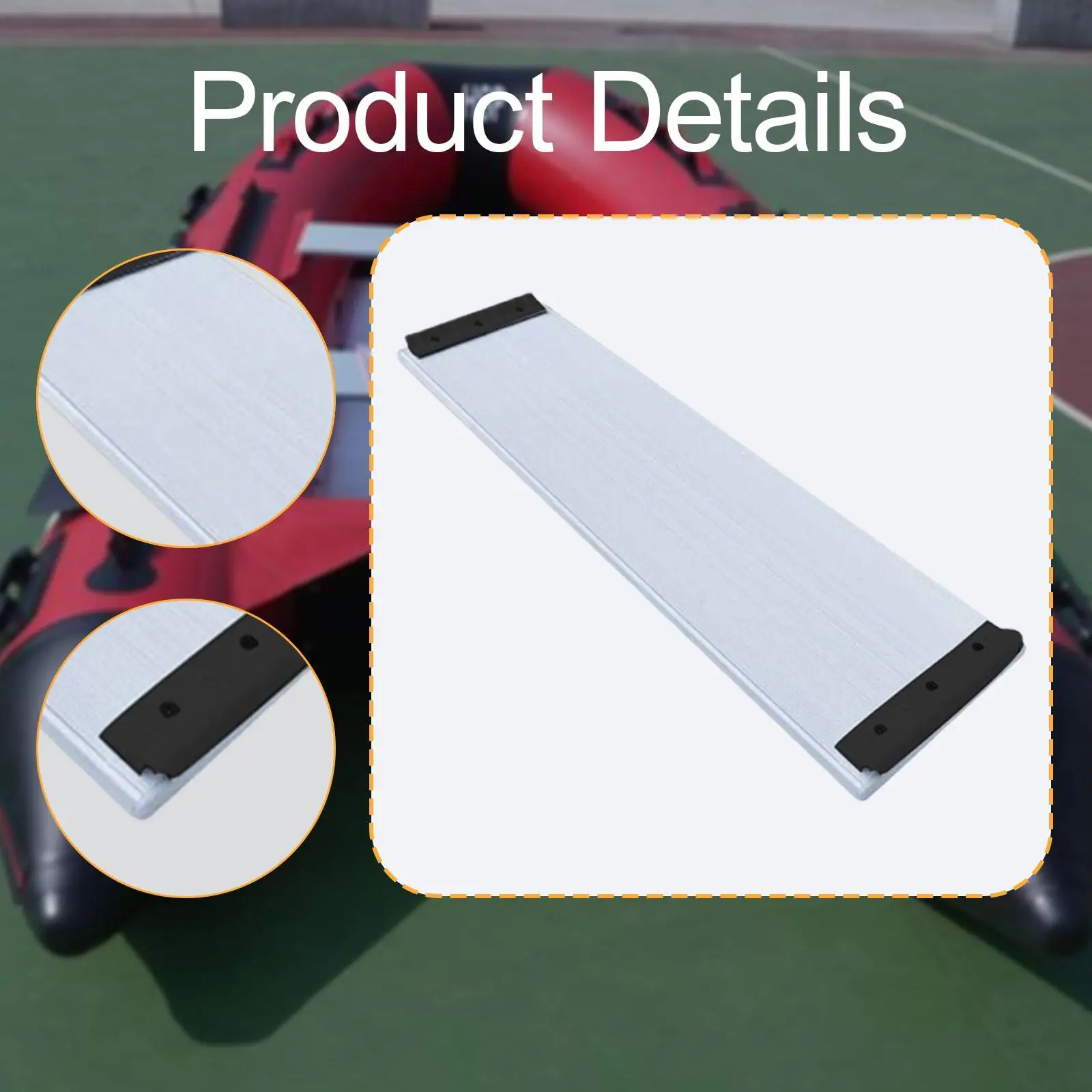 

Inflatable Boat Bench Seat Premium Aluminum Alloy Track System for Boat Cushion Floating Platform Accessory