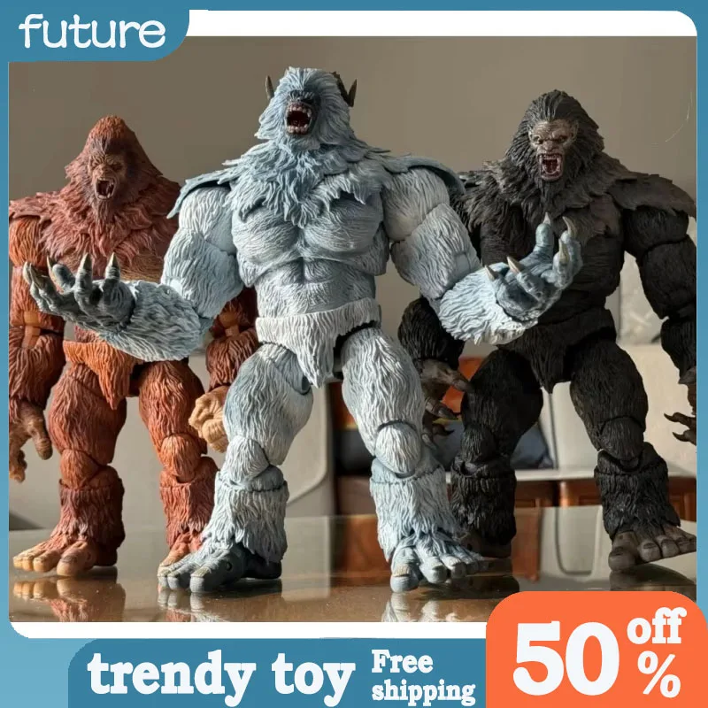 

Коллекционная шарнирная фигурка монстра-эльфа Бигфута Loosecollector Yeti Skookum для настольного декора, подарок на день рождения