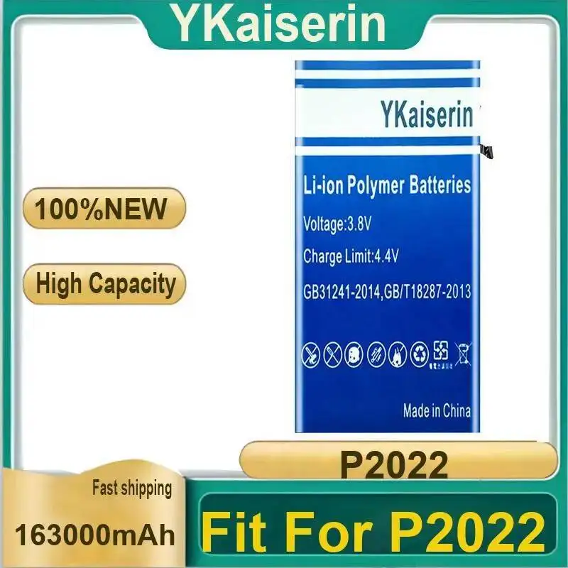 

Replaceable 163000Mah Laptop Battery Premium Replacement Fit For P2022
