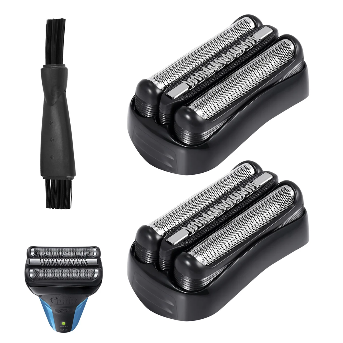 

shaver head2Pcs 21B Shaver Replacement for Serie 3 Electric Razors 301S,310S,320S,330S,340S,360S,3010S,3020S,3030S,3040