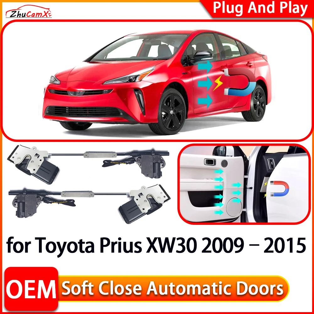 

ZhuCamX for Toyota Prius XW30 2009–2015 Car Automatic Electric Soft Close Door Closer Power Closing Door Comfort Closing System