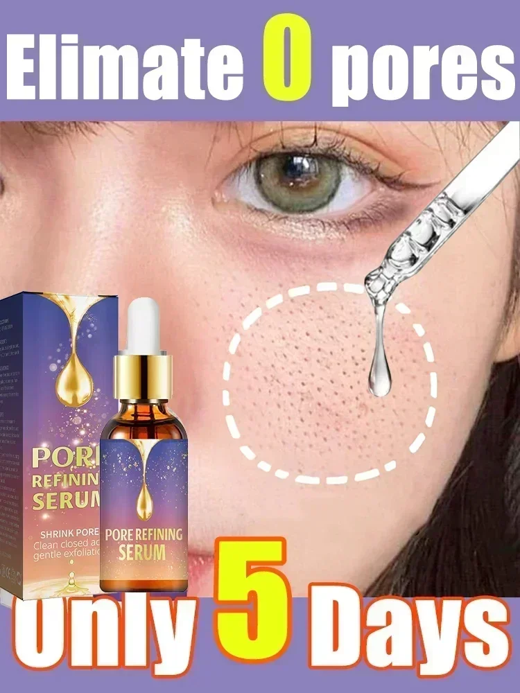 

Shrinking Pores Facial Serum Removing Large Pores Moisturizing Essence Liquid Repair Firm Face Beauty Skin Care