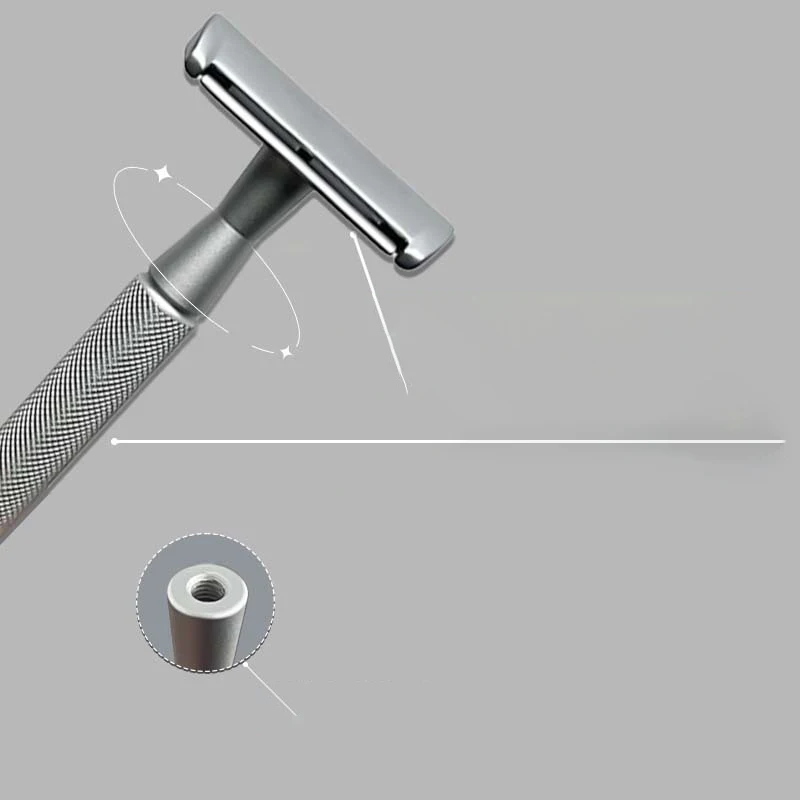Beard Cutter Gift Double Edge Safety Razor for Men & Women, Metal Razor Safety Razor , Eco-Friendly Razor
