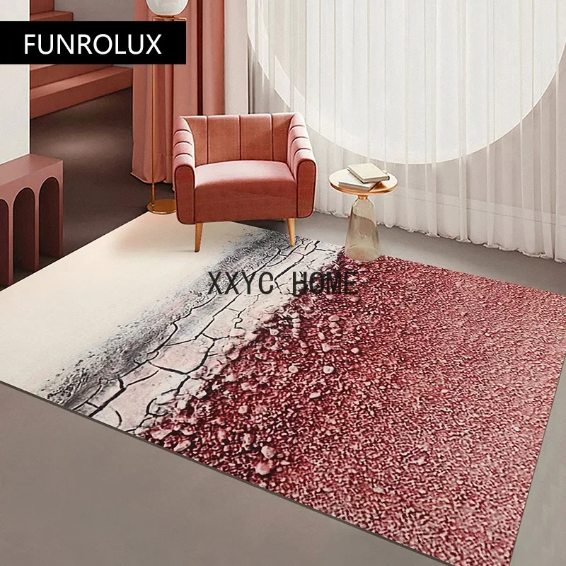 TAO Carpet living room light luxury high-end abstract art printed blanket modern background decoration carpet living room carpet