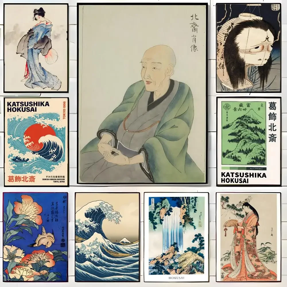 Artist Ukiyo‑E K‑Katsushika Hokusai Poster Wall Art Print Decorative Mural Home Decor Gift Unframed