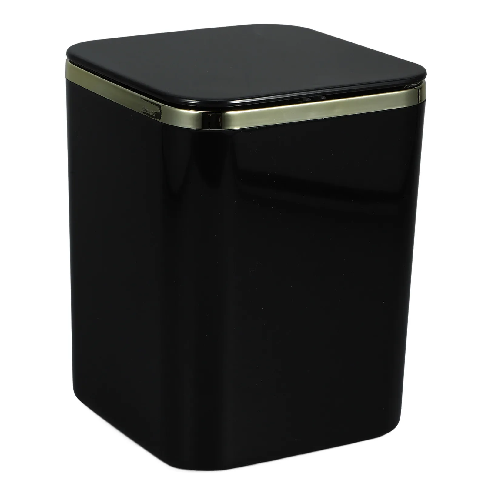 

Mini Trash Can with Lid Small Desktop Waste Bin ABS Construction Compact Table Trash Container for Office Home Dorm Car Desk
