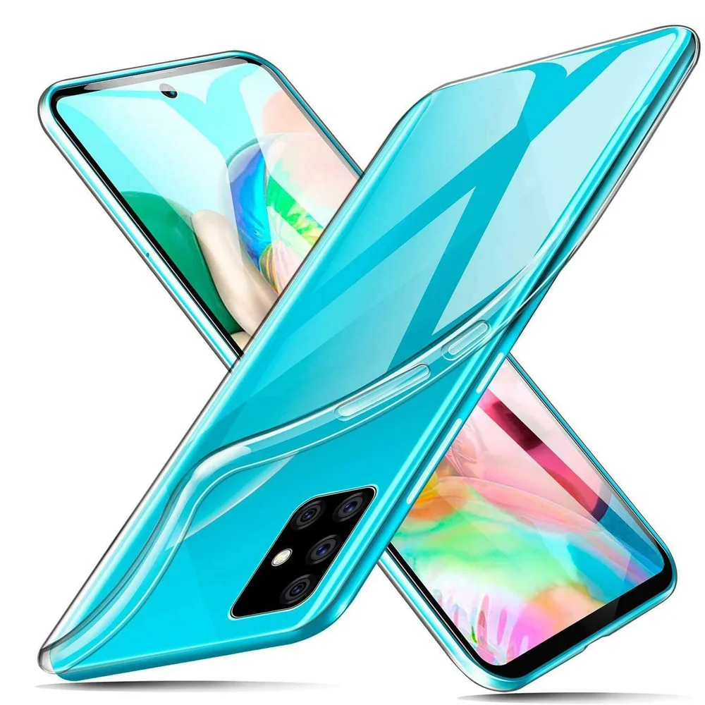 Abdeckung Klar Weiche TPU Telefon Fall Für Samsung S20 Fe S10 Lite Plus A71 A51 A41 A31 A21 A70 A50 a30 A20 A10