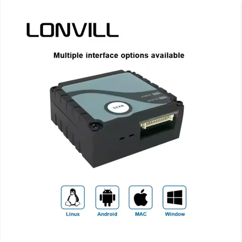 LONVILL Qr Code Scanner Android 2D Barcode Scanner IP67 For Sale,wireless Bar Code Scanner With USB RS232