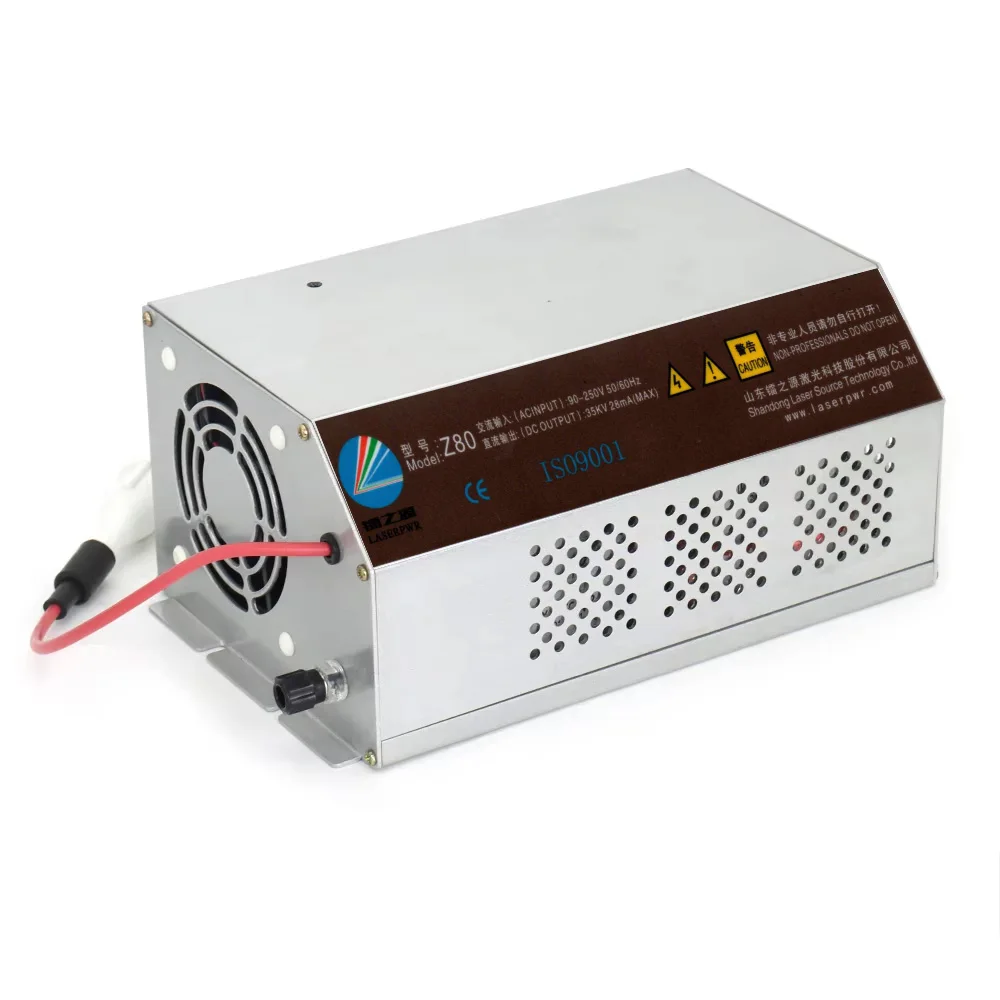 HY Z80 ES80 Z100 ES100 Z150 ES150 Co2 Laser Power Supply for Co2 Laser Cutting and Engraving Machine