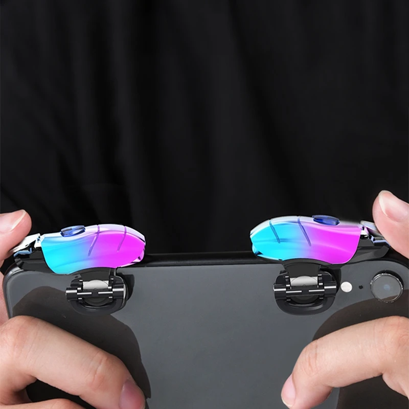 電話、携帯電話、Pubg、Ll1r1用のゲームパッドトリガーボタン、シューターゲームコントローラー、iPhone、Androidフォン、2個