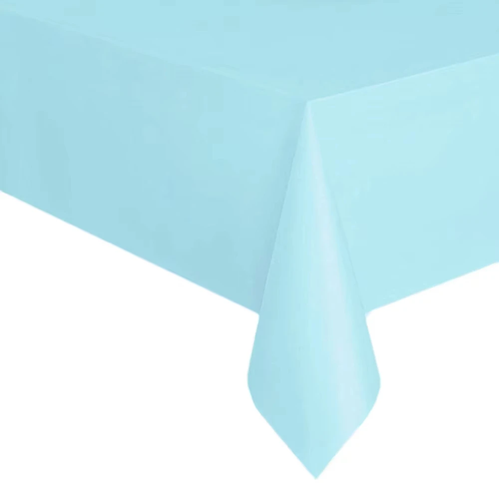 1 Stück Party-Tischdecken 137 x 274 cm/137 x 183 cm, BPA-frei, Kunststoff, Esstisch-Abdeckung, Tuch für Partys, Picknick, Camping, Outdoor, Einwegartikel – Detail 5