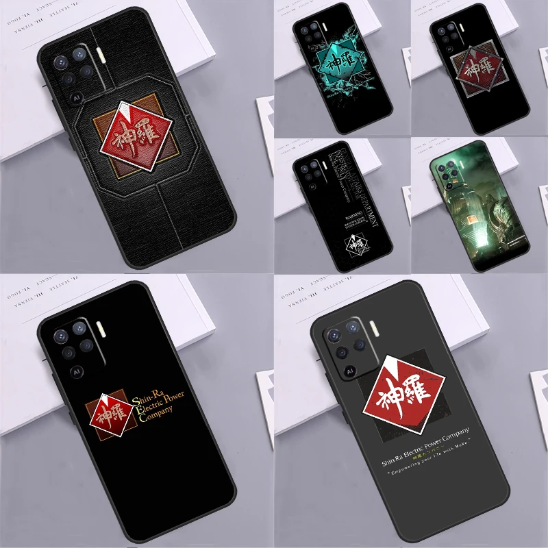 Shin Ra Fantasy Final Case For OPPO A76 A96 A78 A98 A15 A16 A17 A77 A94 A74 A53 A54 A57 S A5 A9 A91 A93 A52 A72