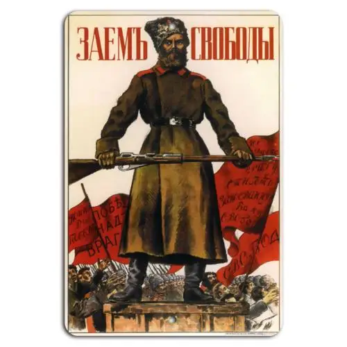 Liberty Awaits: Join the Freedom Loan Movement-Aluminum-tin sign