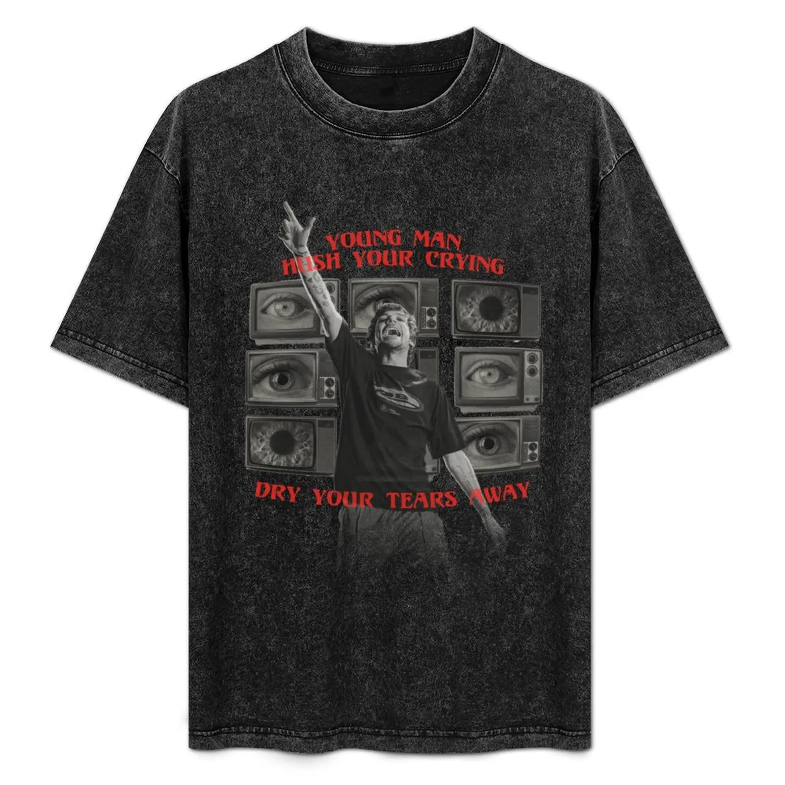 

Young man, hush your crying T-Shirt boys whites anime tshirt anime t shirts mens plain t shirts