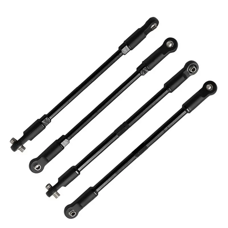 BEDW-For TRAXXAS E-Maxx/T-Maxx Compatible RC Car Upgrade Front And Rear Pull Rods Kit Accessory Parts