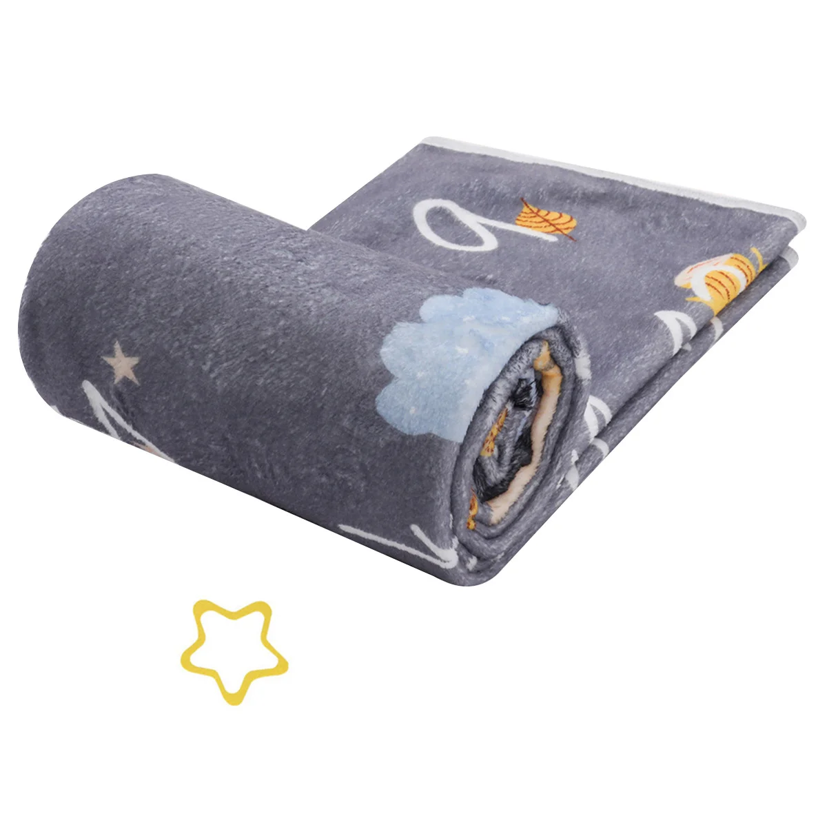 

1Set Month Blanket Flannel Milestone Photography Prop Soft Texture Growth Tracking Social Media Shareable Design