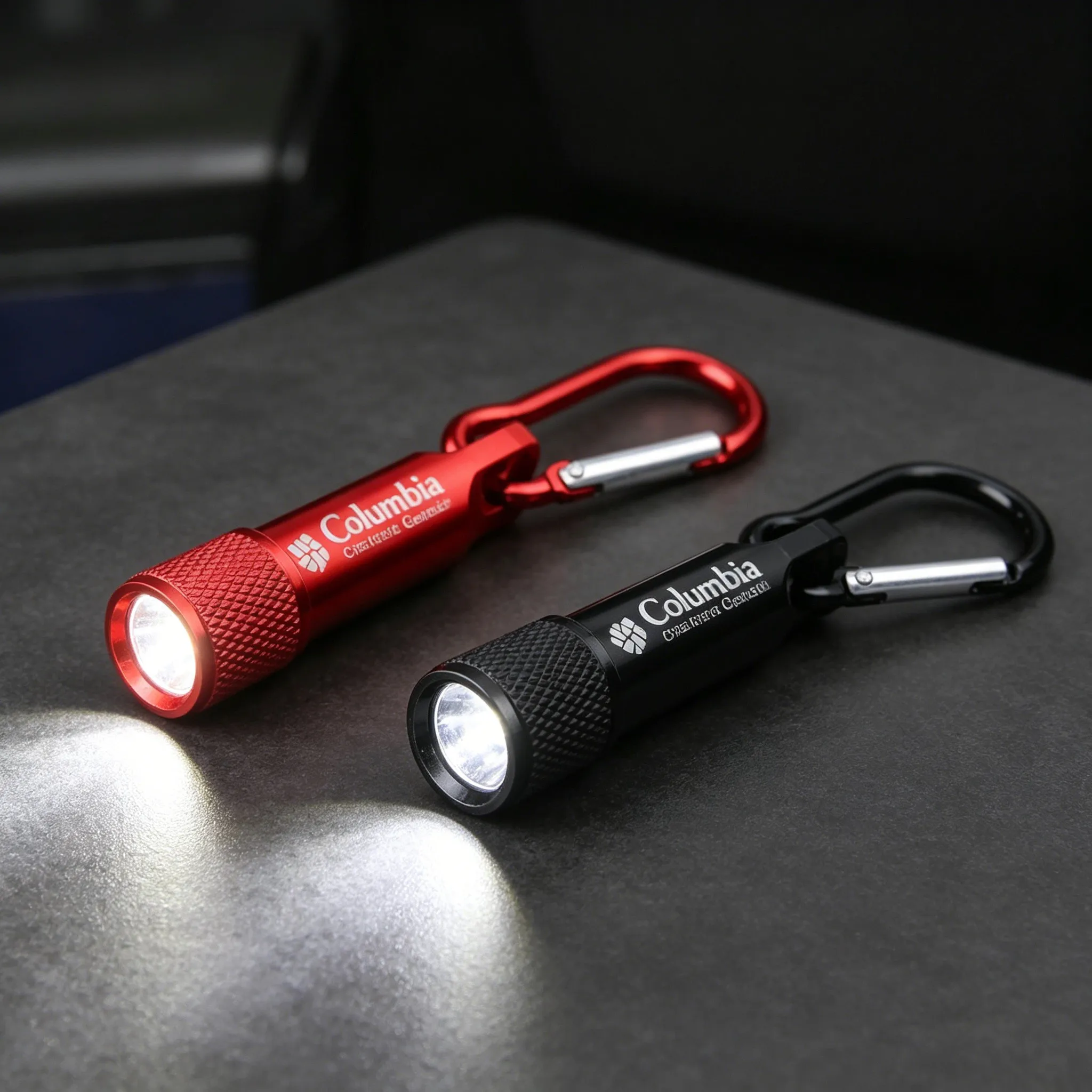 Portable Small LED Flashlight Keychain Mini Pocket Torch Light Key Ring Pendant for Home Outdoor Car Use