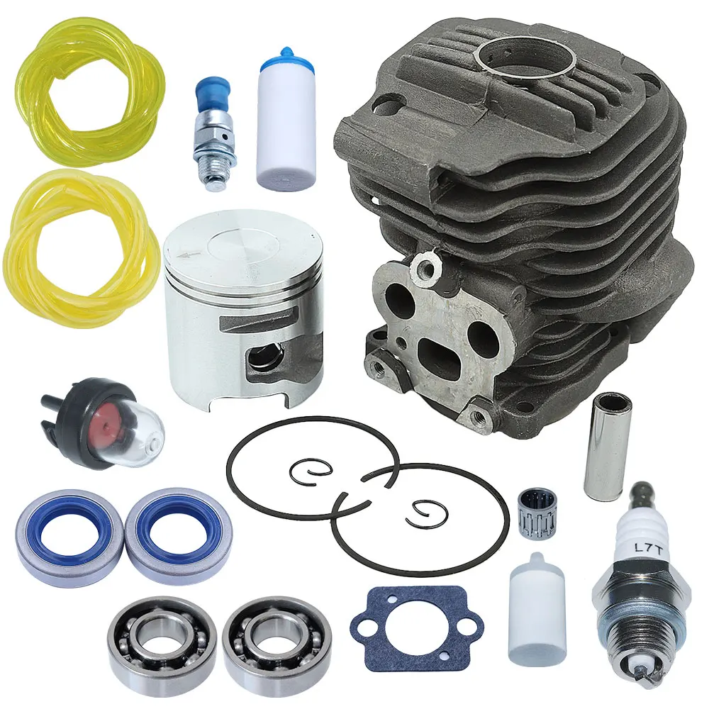 51 มม.ชุดลูกสูบกระบอกสูบ 506 38 61-71 สําหรับ K750 K760 Husqvarna Partner ตัดคอนกรีต Saw Cortador De Grama