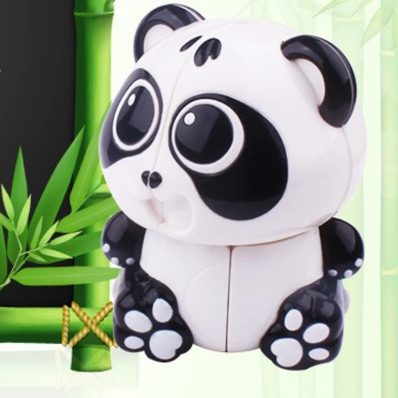 2025 Uroczy Panda Tygrys Magiczna Kostka Brelok 2x2x2 Kieszonkowa Układanka Edukacyjna Zabawka Antystresowa dla Dzieci Idealny Prezent