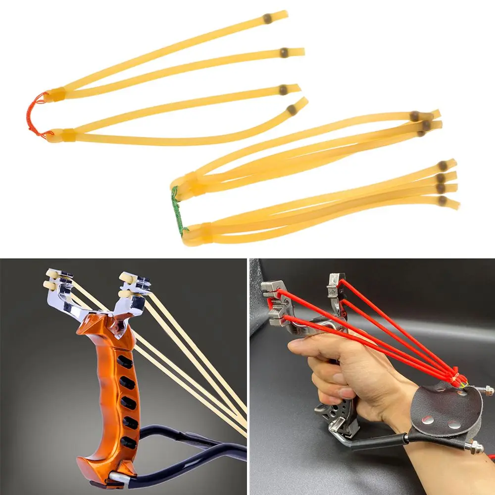 Durable Elastic Rubber Bands Slingshot Band Group Latex Powerful Catapult Replacement Hunting Shooting Fishing Supplies