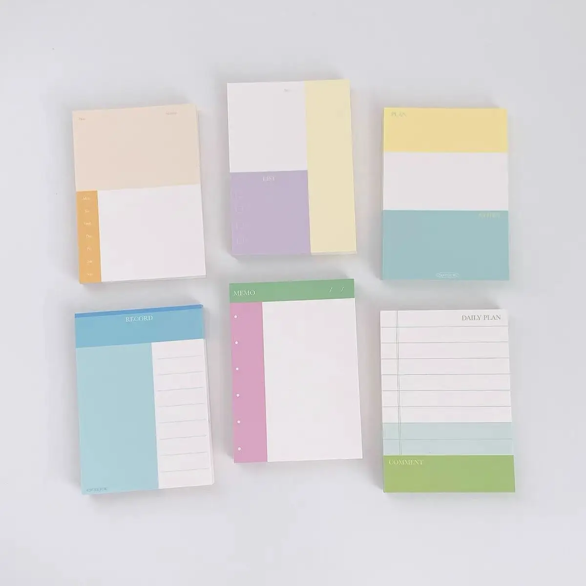 

M5 Notebook Refill 160Sheet Colorful Blank Perforable Inner Page Weekly Monthly To Do Inside Paper Stationery Office Supplies