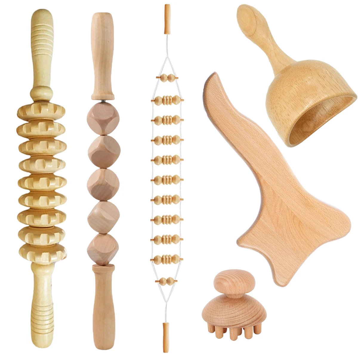 

Деревянные массажные инструменты Silvalex, массажер для всего тела, массажер для рук, массажер для ног, массажер для плеч, массажер для плеч и шеи, массажер для лица, массажер для спины, массажер для талии, массажер для мышц всего тела, многофункциональны