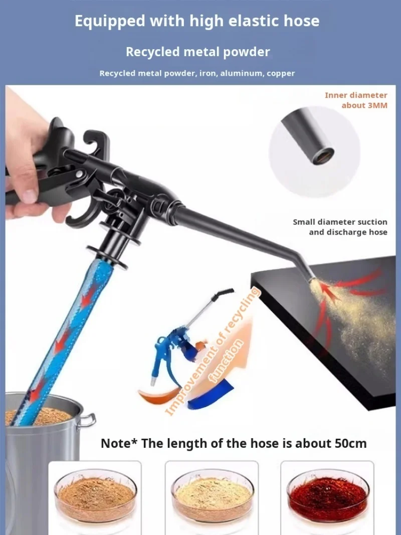Pneumatic pump gun High pressure metal gun with industrial dusting blowing suction pneumatic gun