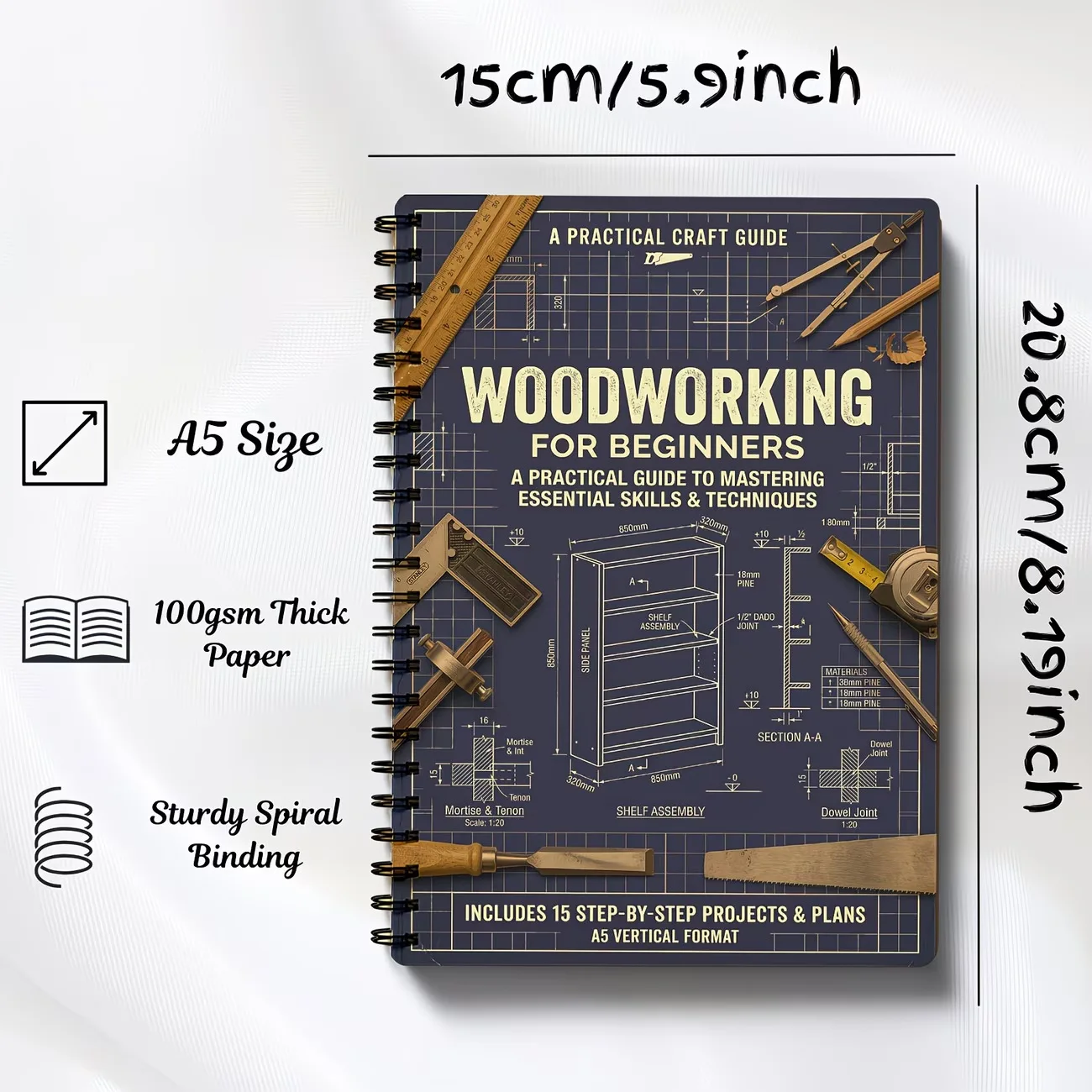 Vintage Woodworking Guide Notebook 3