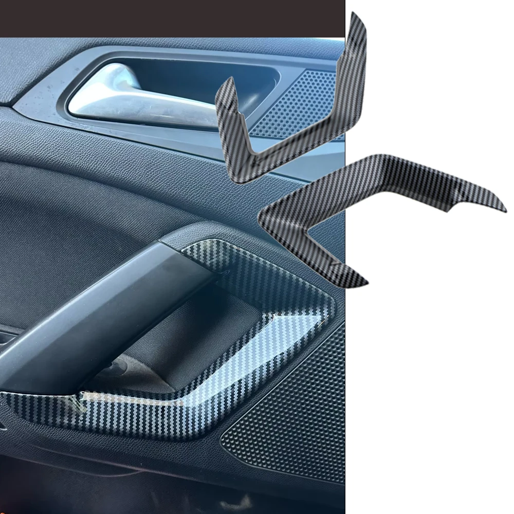 

Car Inner Door Armrest Handle Trim Cover For Peugeot 308 2016 2017 2018 2019 Door Handle Protection Sticker Car-Styling