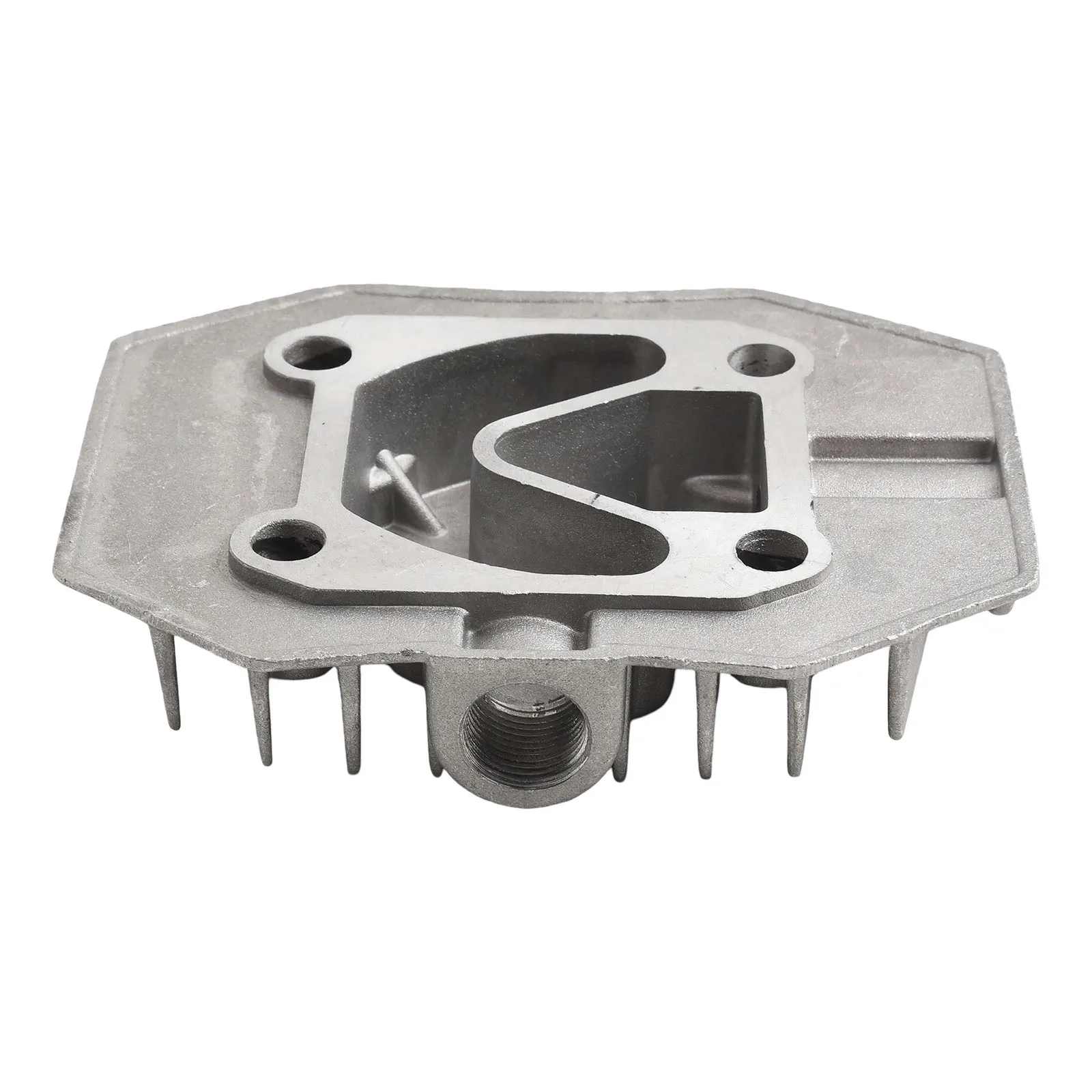 Sturdy Aluminum Fittings Air Compressor Cylinder Head Cooling Cover Optimal Performance for Enhanced Durability