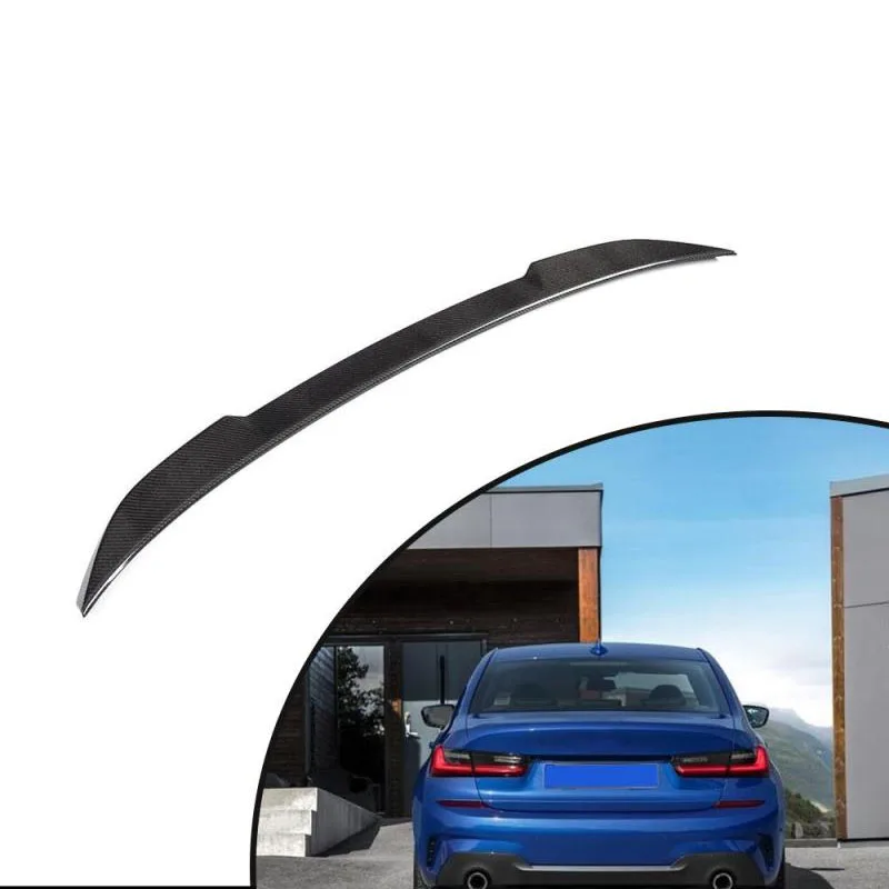 For 2019-2020 BMW 3 Series G20 Rear Wing Spoiler Boot Lid Carbon Fiber Rear Trunk Spoiler