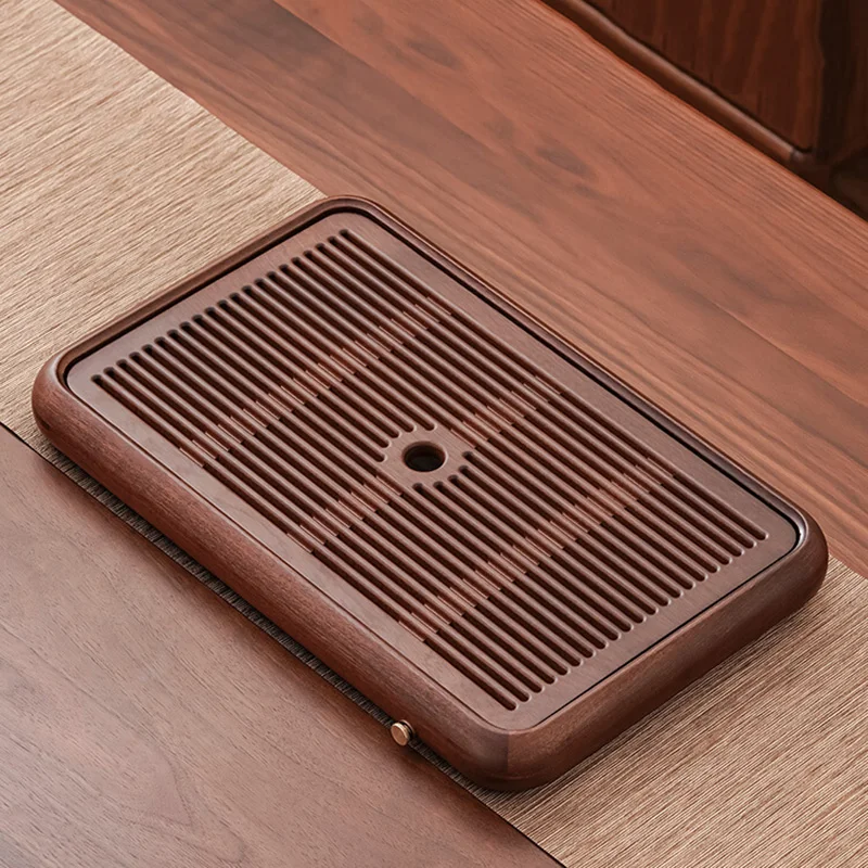 Irregular Rectangle Tea Tray Wooden Luxury Serving Decorative Table Office Tea Tray Snack Jewelry Bandeja Madera Home Products