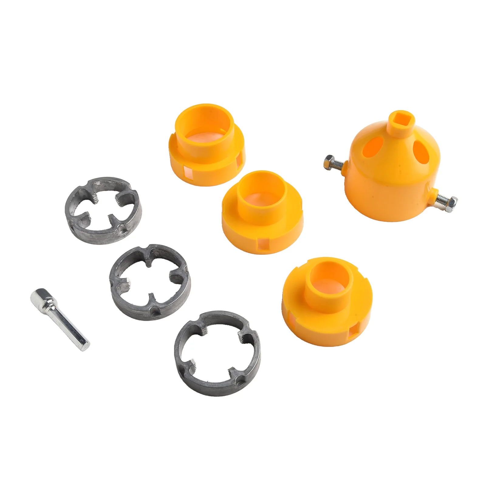 PVC Pipe Threader Kit With 1/2In 3/4 In 1 Inch Dies Pipe Threader Pipe Round Die Electric Drill To PVC Water Threader Kit